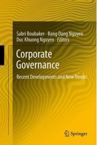 Corporate Governance  - Recent Developments and New Trends