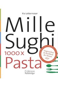 Mille Sughi 1000 x Pasta [Gebundene Ausgabe] Ria Lottermoser Mille Sughi 1000 Mal Pasta Verführung auf Italienisch. Pasta entfaltet eine Magie wie kein anderes Lebensmittel. Der Zauber ist dabei am wenigsten durch die Zutaten Mehl, Wasser, Öl und Salz zu erklärenDas Ganze kann so viel mehr sein als die Summe der einzelnen Teile. Spaghetti mit ein paar Tropfen Öl und einer Prise Pfeffer lassen das Herz eines jeden Gourmets höher schlagen. Von diesem einfachsten aller Pastarezepte aus erschließt sich ein Universum köstlicher Variationen, von denen Mille sughi eine besonders attraktive Auswahl präsentiert. Die Rezepte sind klar, übersichtlich und sehr ansprechend präsentiert und garantieren Erfolgserlebnisse an Herd und Tafel. Kochen ist Leidenschaft und Lebenseinstellung, die durch Pasta versinnbildlicht wirdSie ist lebensbejahend, fröhlich und kreativ. Mille sughi steht in der Tradition eben dieser Werte. AutorRia Lottermoser arbeitete nach mehr als dreißigjähriger Tätigkeit in renommierten deutschen Verlagen als Lektorin und Verlagsleiterin als selbständige Book-Packagerin und Kochbuch-Autorin. Das Institut für Koch- und Lebenskunst zeichnete ihr Buch Mille Sughi unmittelbar nach Erscheinen als »Kochbuch des Monats« aus. Über den Autor: Ria Lottermoser arbeitete nach mehr als dreißigjähriger Tätigkeit in renommierten deutschen Verlagen als Lektorin und Verlagsleiterin als selbständige Book-Packagerin und Kochbuch-Autorin. Das Institut für Koch- und Lebenskunst zeichnete ihr Buch Mille Sughi unmittelbar nach Erscheinen als »Kochbuch des Monats« aus. Meine Frau und ich sind absolute Pasta-Junkies. Also mussten wir dieses Buch unbedingt haben. Es bietet neben den 1000 Saucen-Rezepten, die für jeden Geschmack und für jede Koch-Könner-Stufe um das mal so zu nennen zu bieten hat. Neben einfachsten fruchtigen Tomaten- und Fleischsaucen gibt es auch außergwöhnliche Rezepte, die durchaus ihre Daseinsbereichtigung in einem Sterne-Restaurant haben. Ich wünsche jedem Käufer dieses Buchen viel Spaß beim Nachkochen und einen guten Appetit. Mille Sughi ist ein Kochbuch, dem man erst einmal ein wenig kritisch gegenübersteht, denn schließlich gibt es schon viele Nudelbücher. Doch dank des großen Umfangs und der intelligenten und leckeren Rezepte ist man schnell vom Buch überzeugt. Schon im Gemüsekapitel begreift man, dass jede Sauce von der Güte ihrer Zutaten abhängt, denn es macht einen Unterschied, ob man eine Dose Pizzatomaten, frische Flaschentomaten oder Cocktailtomaten ins Rezept mischt. Auch entdeckt man hier eher trockene Nudelgerichte, bei denen die Pasta schnell mit kurz angebratenen Zutaten wie Garnelen oder gekochten Bohnen vermischt wird und nicht in einer Sauce schwimmt. Dadurch, dass bei jedem Gericht eine spezielle Nudelsorte angegeben ist, lernt man schnell, welche Pastasorten zu reichhaltigen Saucen und leichten Speisen passen oder zum Überbacken geeignet sind. Dank des ausführlichen Zutatenregisters findet man sich auch rasch zurecht, wenn man speziell Gerichte mit Auberginen, Artischocken oder Sardellen sucht. Auch die einzeln verwendeten Nudelsorten wurden verschlagwortet. Wer die Nudeln liebt, gerne auch einmal selbst herstellen möchte und neue Anregungen sucht, der findet in diesem Kochbuch eine unglaubliche Fülle an leckeren, simplen, delikaten, abwechslungsreichen und teilweise auch sehr raffinierten Gerichten für die eigene Küche. Essen Trinken Themenkochbücher Kochbuch des Monats Nudel-Kochbuch Pasta Sossen Mille Sughi: 1000 x Pasta [Gebundene Ausgabe] Ria Lottermoser (Autor)