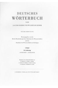 Deutsches Wörterbuch. 3. Band: Lieferung 10 Aussetzen - Azyklisch