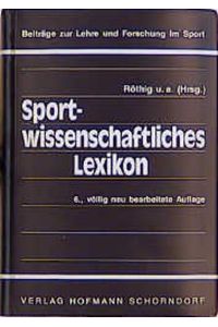 Sportwissenschaftliches Lexikon