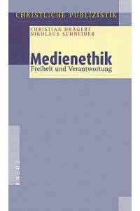 Medienethik.   - Freiheit und Verantwortung. Festschrift zum 65. Geburtstag von Manfred Kock. Bearb. von Hans-Wilhelm Fricke-Hein u. Michael Schibilsky.