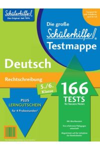 Testmappe Deutsch Rechtschreibung (Kl. 5. -6. ) :