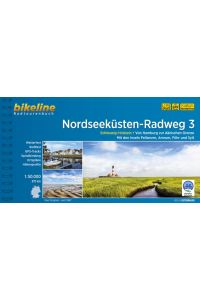 Nordseeküsten-Radweg Teil 3: Schleswig-Holstein. Von Hamburg nach Sylt. Radtourenbuch und Karte 1:75000.
