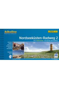 Nordseeküsten-Radweg. Teil 2. : Niedersachsen. Von der Ems nach Hamburg. Radtourenbuch und Karte 1:75000.