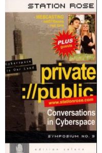 Private://public. webcasting, netSTReams, Echtzeit ; Gespräche im Cyberspace auf www. stationrose. com.