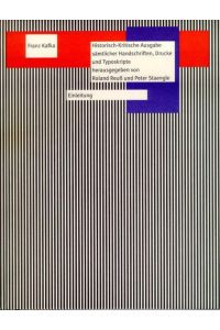 - Historisch-Kritische Ausgabe sämtlicher Handschriften, Drucke und Typoskripte herausgegeben von Roand Reuß und Peter Staengle. Einleitung.