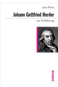 Johann Gottfried Herder zur Einführung