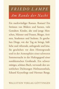 Am Rande der Nacht.   - Hrsg. von Johannes Graf