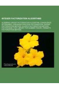Integer factorization algorithms
