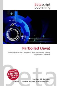 Parboiled (Java) - Java (Programming Language), Apache License, Parsing Expression Grammar
