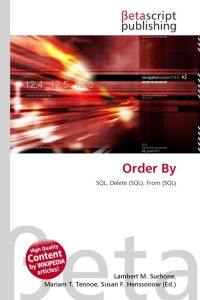 Order By - SQL, Delete (SQL), From (SQL)