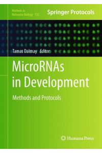 MicroRNAs in Development  - Methods and Protocols