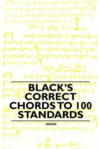Black's Correct Chords to 100 Standards