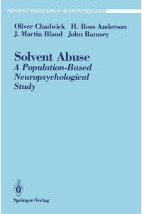Solvent Abuse  - A Population-Based Neuropsychological Study