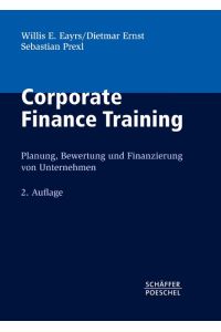 Corporate Finance Training  - Planung, Bewertung und Finanzierung von Unternehmen
