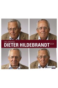 Die große Dieter Hildebrandt-Box  - Mit Nie wieder 80 / Dieter Hildebrandt wirft ein / Ausgebucht / Ich musste immer lachen / Vater unser gleich nach der Werbung