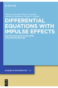 Differential Equations with Impulse Effects  - Multivalued Right-hand Sides with Discontinuities