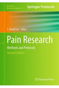 Pain Research  - Methods and Protocols