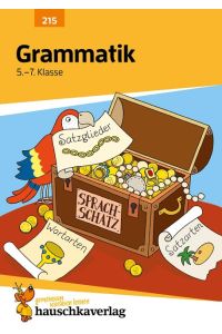 Grammatik 5. - 7. Klasse  - Wortarten und Satzglieder. Übungsprogramm mit Lösungen