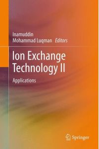 Ion Exchange Technology II  - Applications