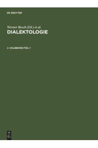 Dialektologie. 2. Halbband