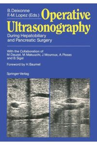 Operative Ultrasonography  - During Hepatobiliary and Pancreatic Surgery