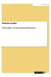 Principles of international Finance
