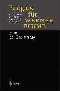 Festgabe für Werner Flume  - zum 90. Geburtstag
