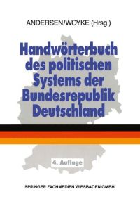 Handwörterbuch des politischen Systems der Bundesrepublik Deutschland