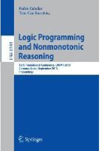 Logic Programming and Nonmonotonic Reasoning  - 12th International Conference, LPNMR 2013, Corunna, Spain, September 15-19, 2013. Proceedings
