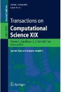 Transactions on Computational Science XIX  - Special Issue on Computer Graphics