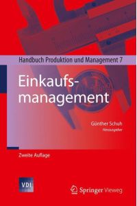 Einkaufsmanagement  - Handbuch Produktion und Management 7