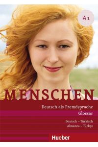 Menschen A1. Glossar Deutsch-Türkisch  - Deutsch als Fremdsprache