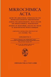 Siebentes Kolloquium über metallkundliche Analyse mit besonderer Berücksichtigung der Elektronenstrahl-Mikroanalyse  - Wien, 23. bis 25. Oktober 1974