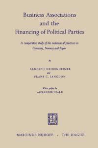 Business Associations and the Financing of Political Parties  - A Comparative Study of the Evolution of Practices in Germany, Norway and Japan
