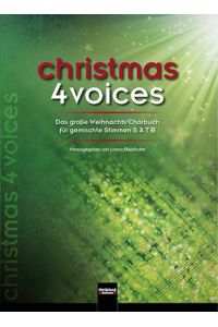 christmas 4 voices  - Das große Weihnachts-Chorbuch für gemsichte Stimmen SATB