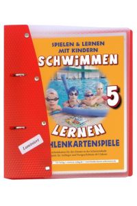 Zahlenkartenspiele, laminiert (5)  - Schwimmen lernen