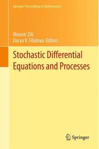 Stochastic Differential Equations and Processes  - SAAP, Tunisia, October 7-9, 2010