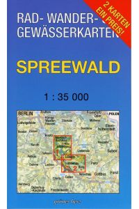 Spreewald 1 : 35 000 Rad-, Wander- und Gewässerkarten-Set  - Mit den Karten: Oberspreewald und Unterspreewald