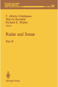 Radar and Sonar  - Part II
