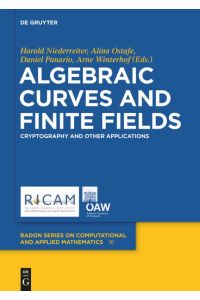 Algebraic Curves and Finite Fields  - Cryptography and Other Applications