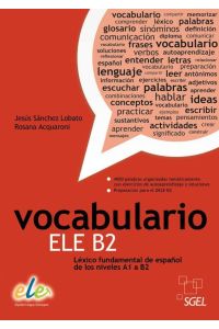 Vocabulario ELE B2  - Léxico fundamental de español de los niveles A1 a B2 / Buch
