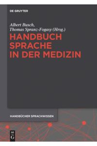 Handbuch Sprache in der Medizin