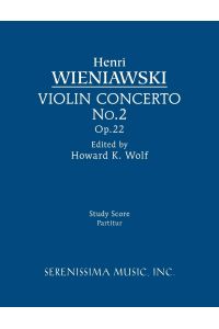 Violin Concerto No. 2, Op. 22  - Study score