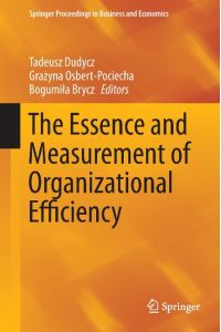 The Essence and Measurement of Organizational Efficiency