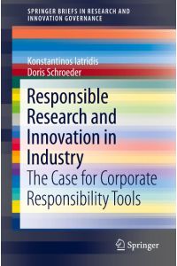 Responsible Research and Innovation in Industry  - The Case for Corporate Responsibility Tools