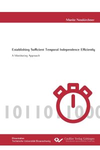Establishing Sufficient Temporal Independence Efficiently. A Monitoring Approach