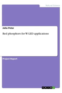 Red phosphors for W-LED applications