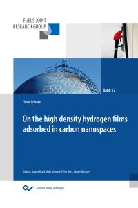 On the high sensity hydrogen films adsorbed in carbon nanospaces