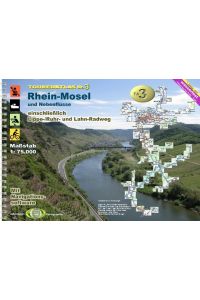 TourenAtlas Wasserwandern 03. Rhein-Mosel  - Saar, Mosel, Rhein ab Mainz und Nebenflüsse